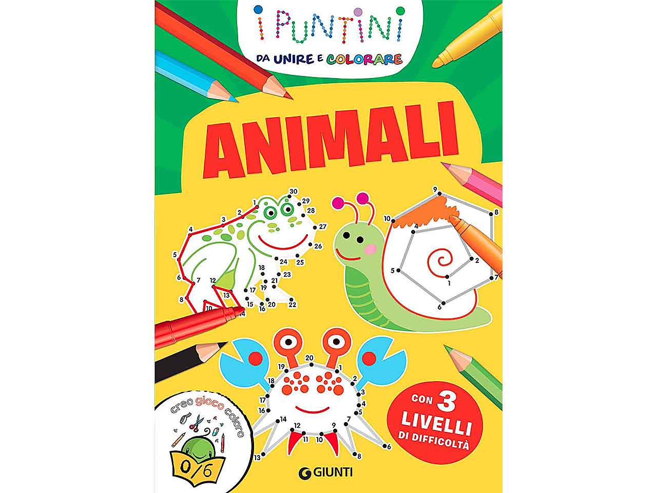 Libro puntini animali
