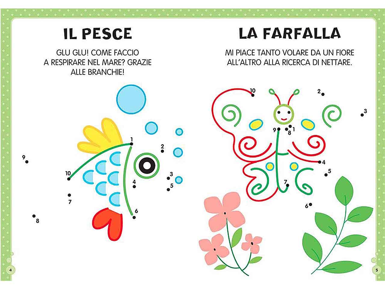 Libro puntini animali