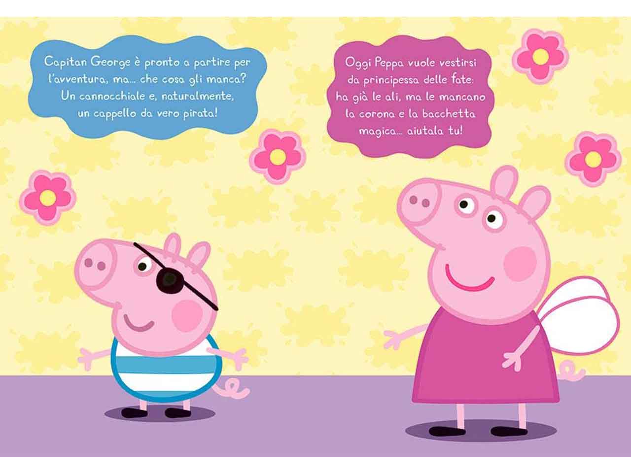 Libro attacca-stacca peppa pig