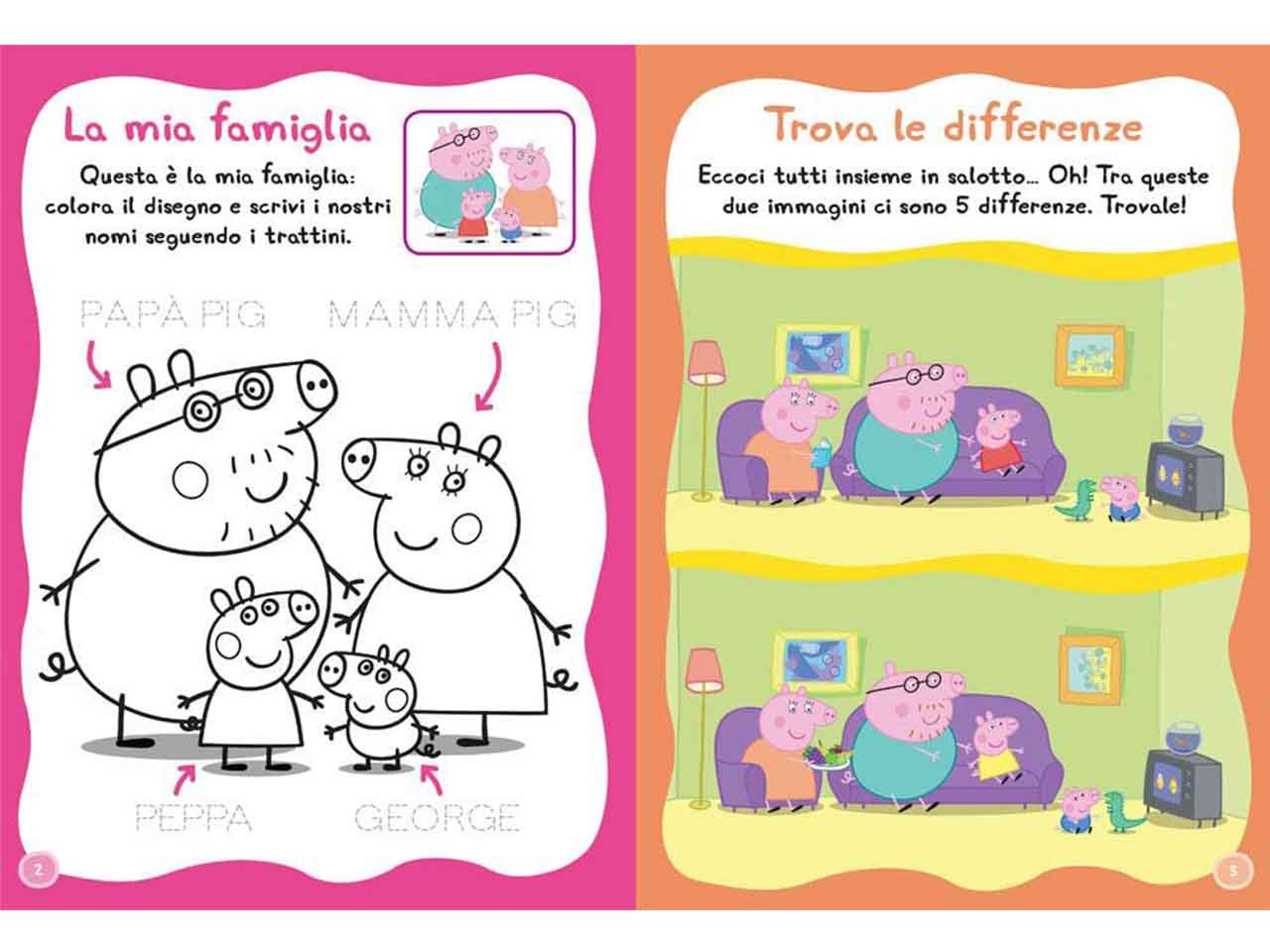 Libro attacca-stacca peppa pig