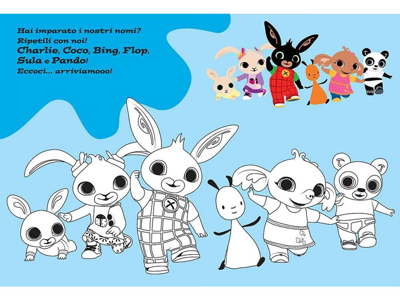 Libro bing albo color