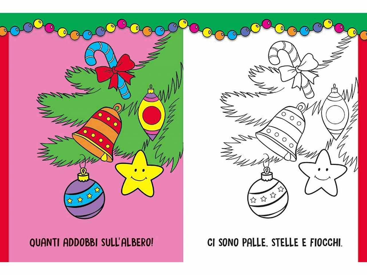 Libro giunti editore libri di natale colorare il natale con stickers