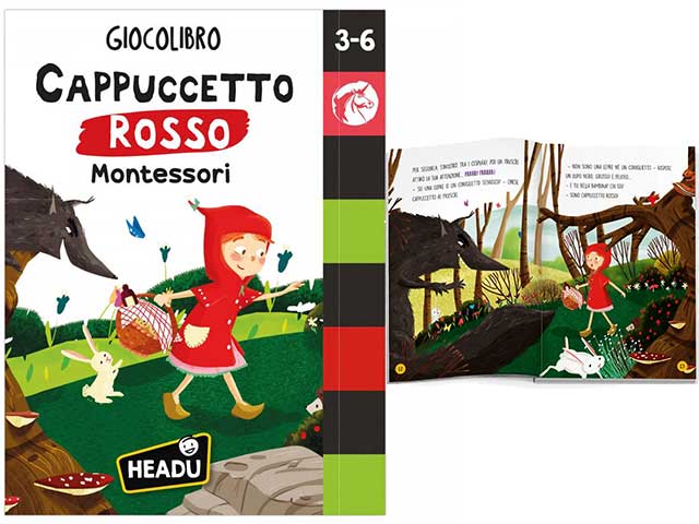 montessori giocolibro cappuccetto rosso it83044