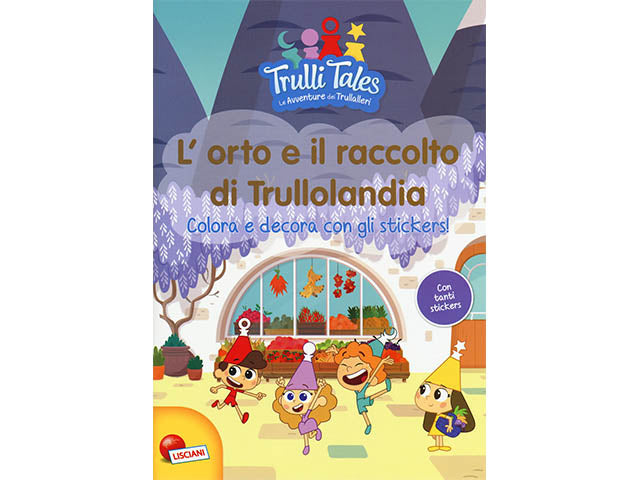 libro stickers l'orto e il racc.trullolandia 10101