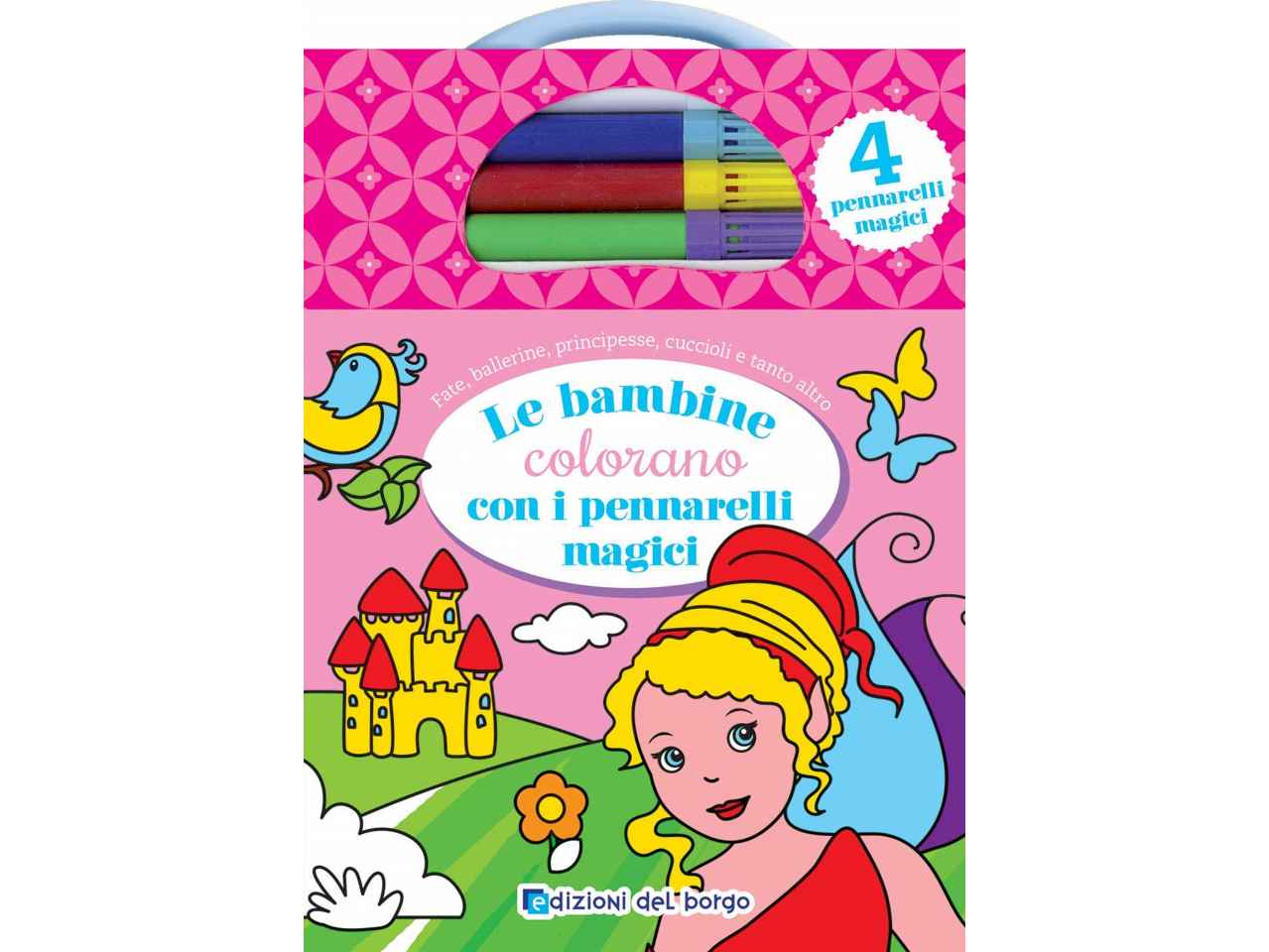 Libro colora con pennarelli