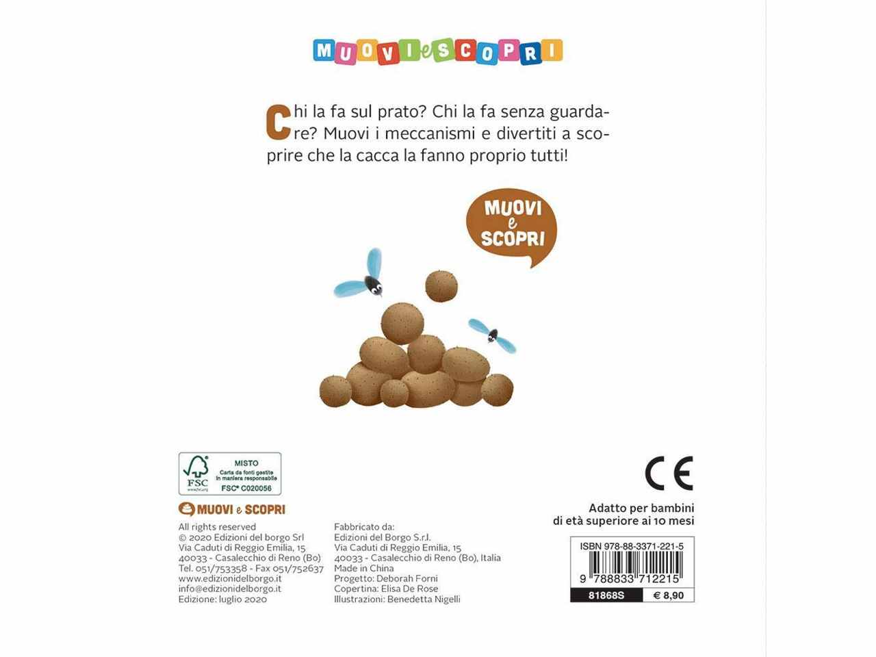 Libro muovi e scopri la cacca
