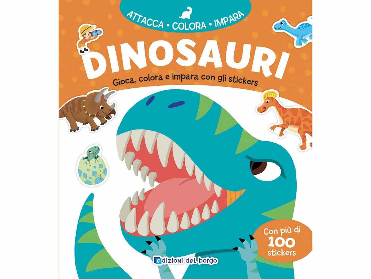 libro attacca colora impara