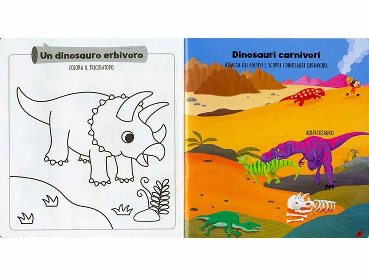libro attacca colora impara