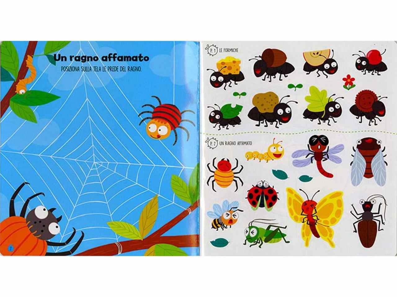 libro attacca colora impara