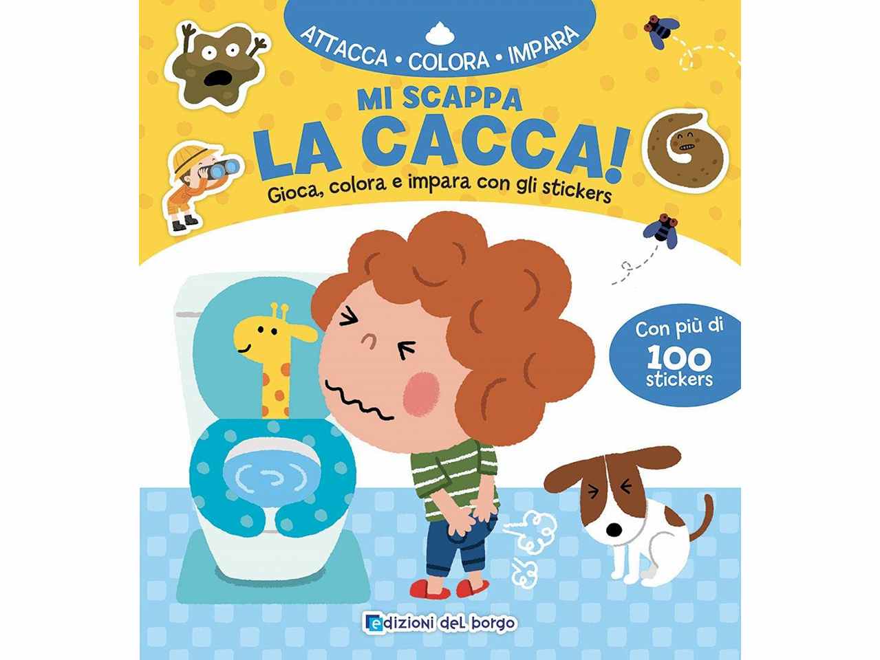 libro attacca colora impara
