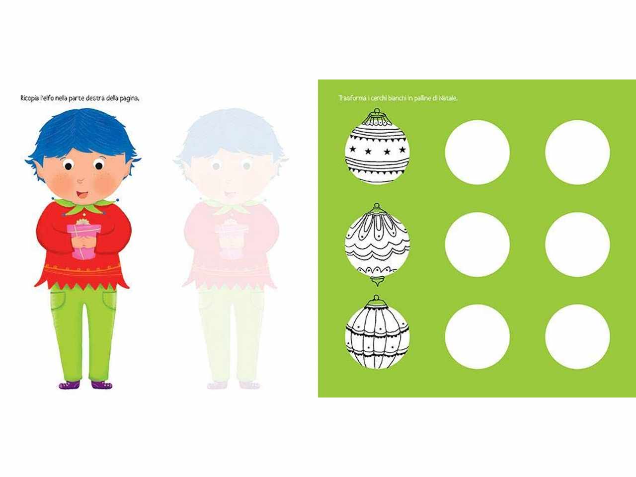 Libro disegni per natale da fare e rifare