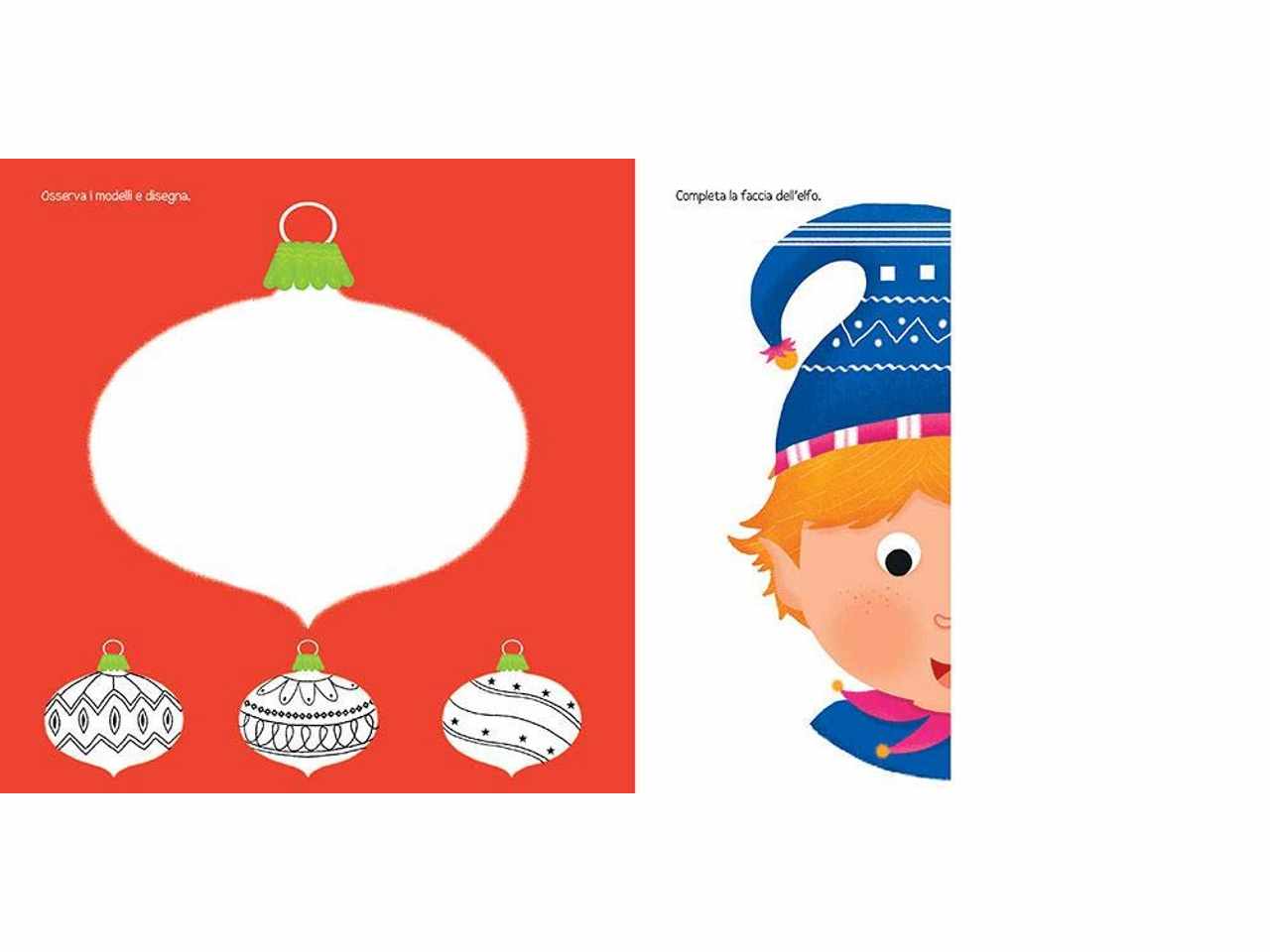 Libro disegni per natale da fare e rifare
