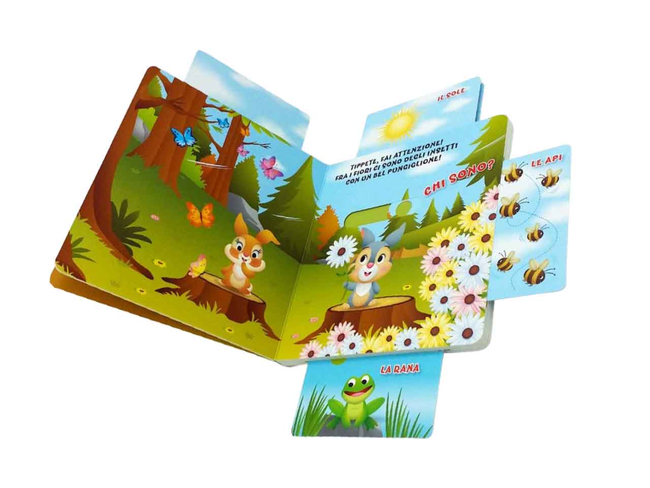 Libro giochiamo bosco scorri e scopri