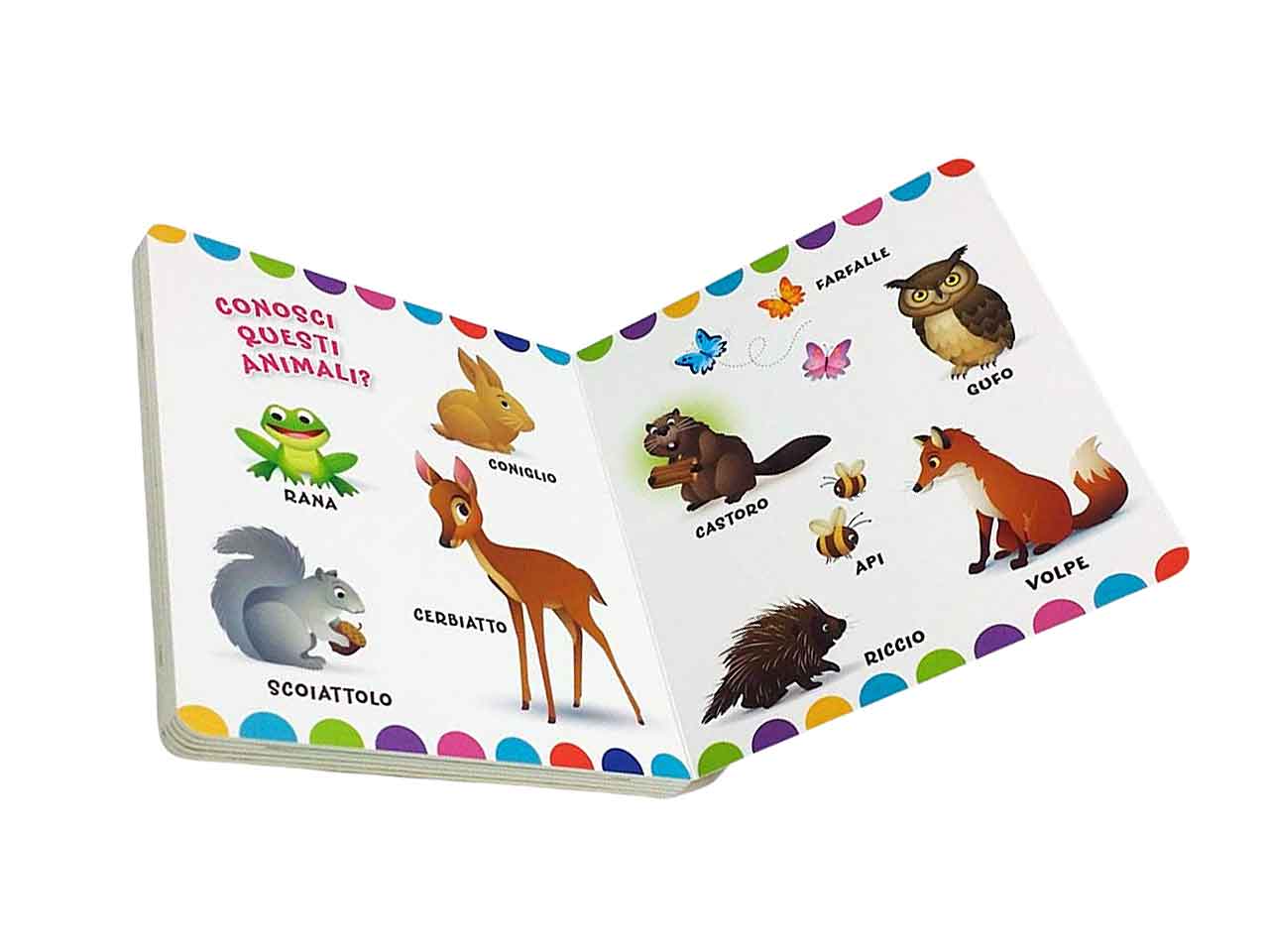 Libro giochiamo bosco scorri e scopri