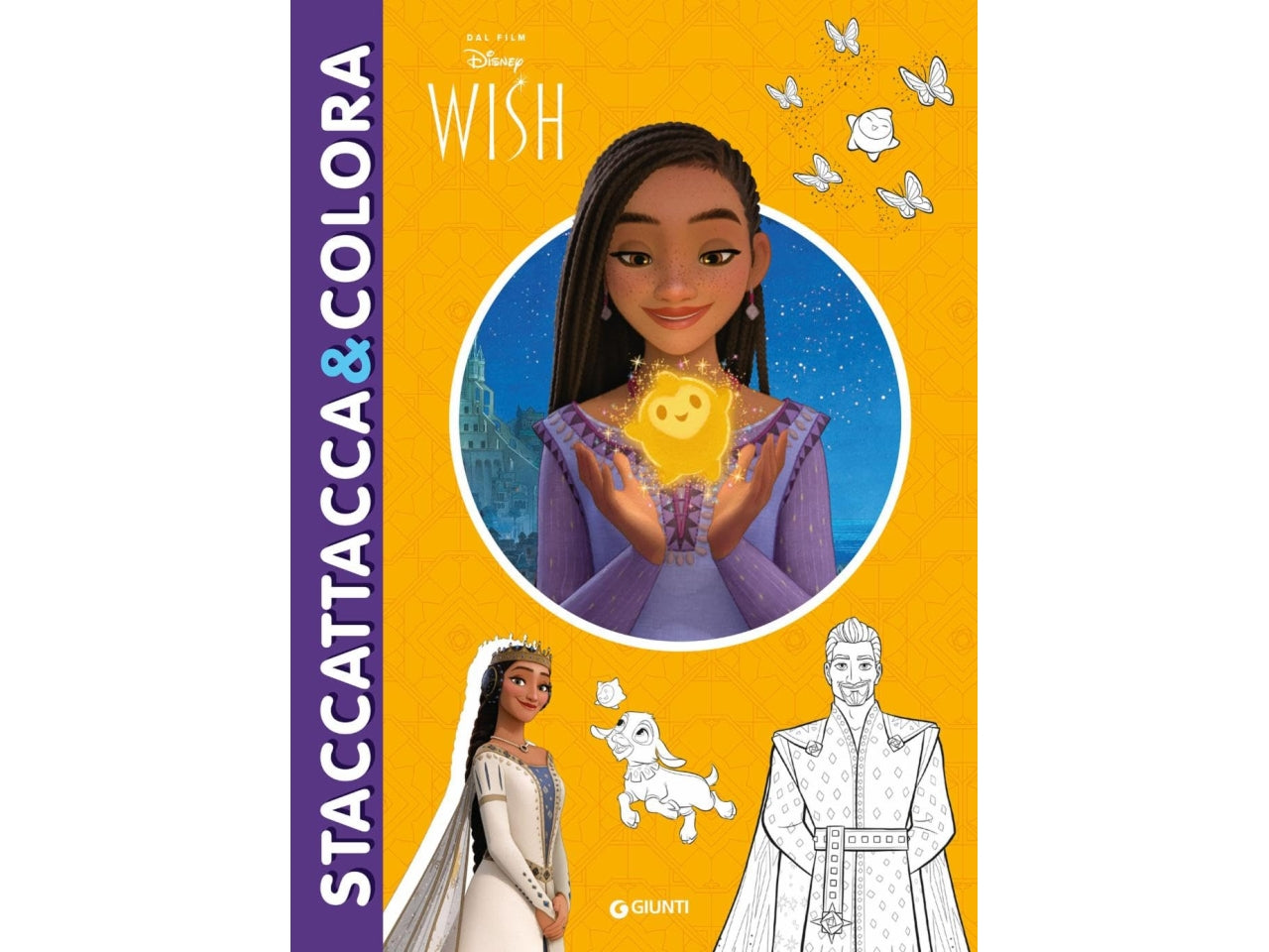 Libro walt disney staccattacca&colora
