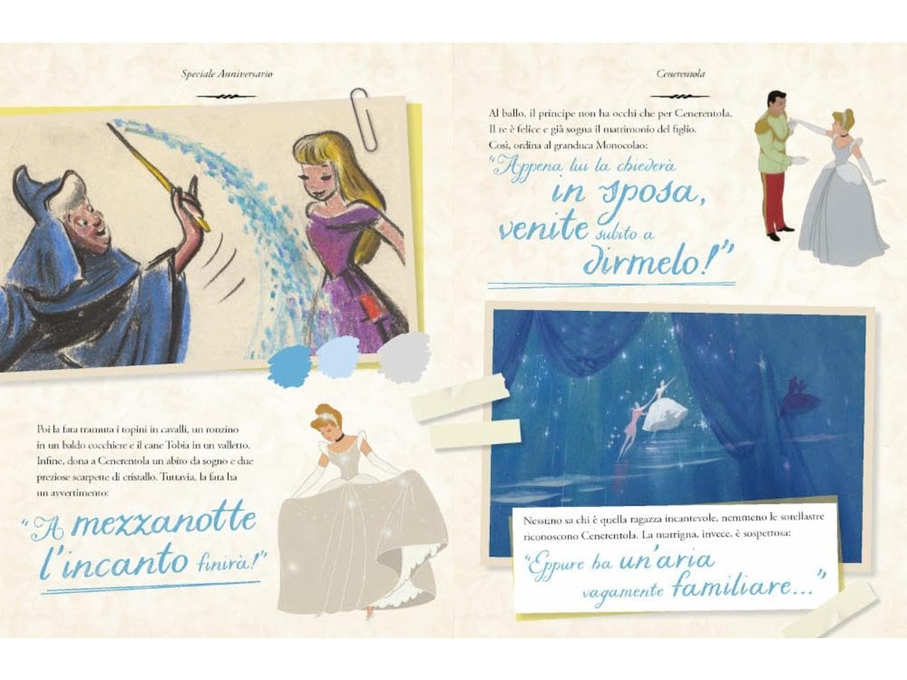 Libro walt disney fiabe collection d100 cenerentola speciale anniversario d100