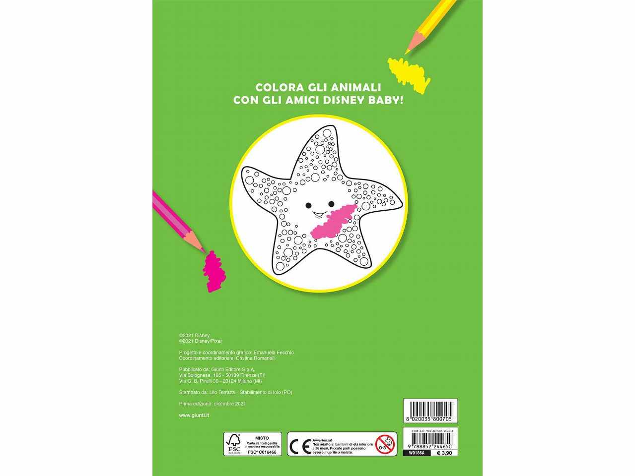 Libro animali disney primo album