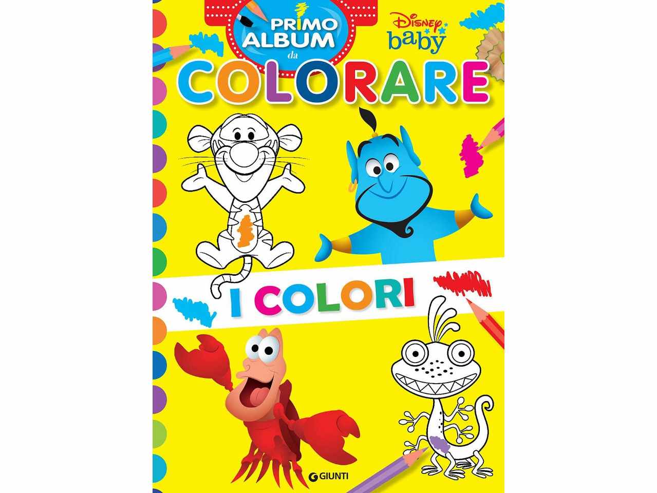 Libro colori disney baby primo album