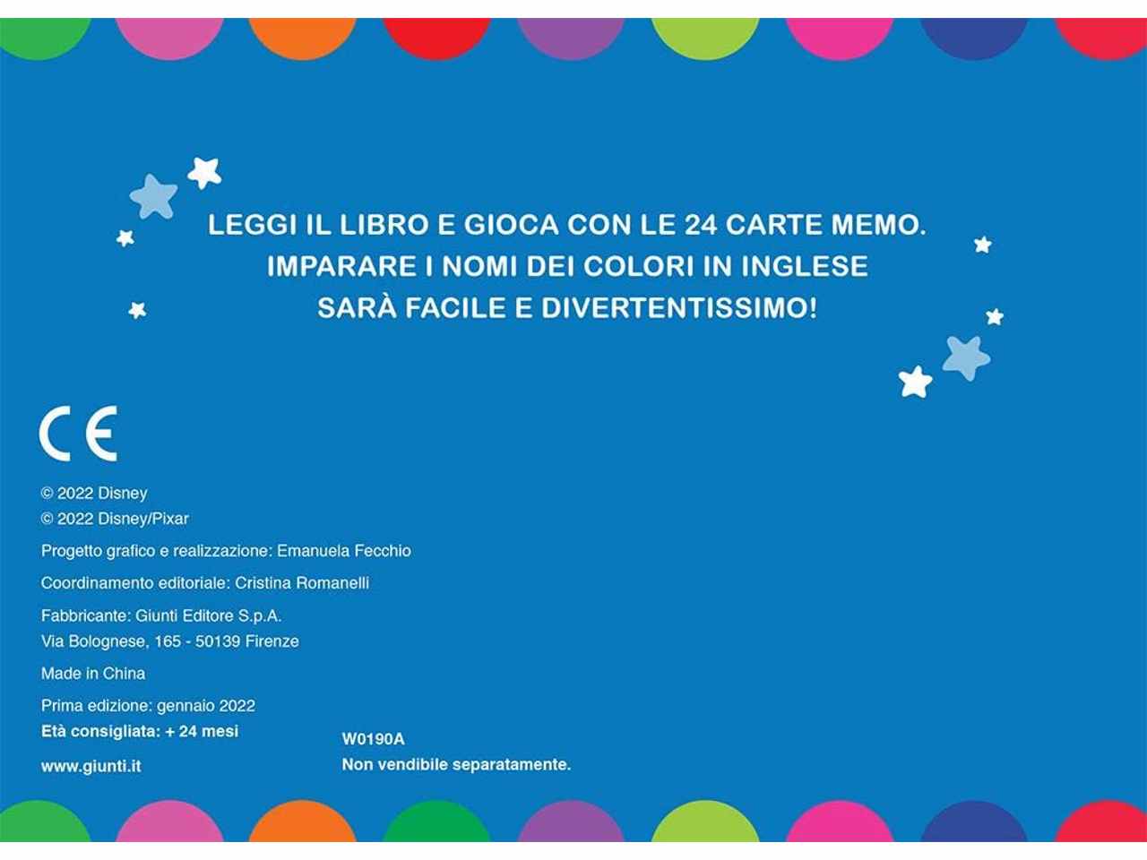 libro colours baby memo book inglese