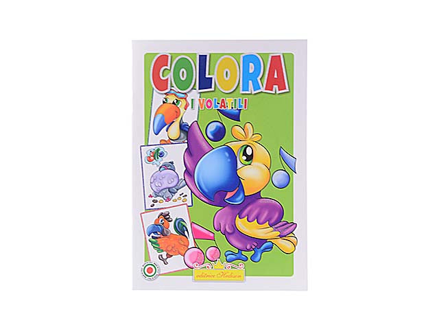 Libro colora i volatili