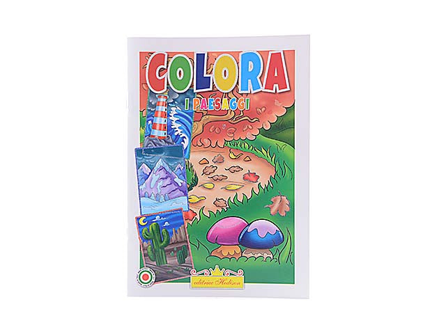 Libro colora i paesaggi