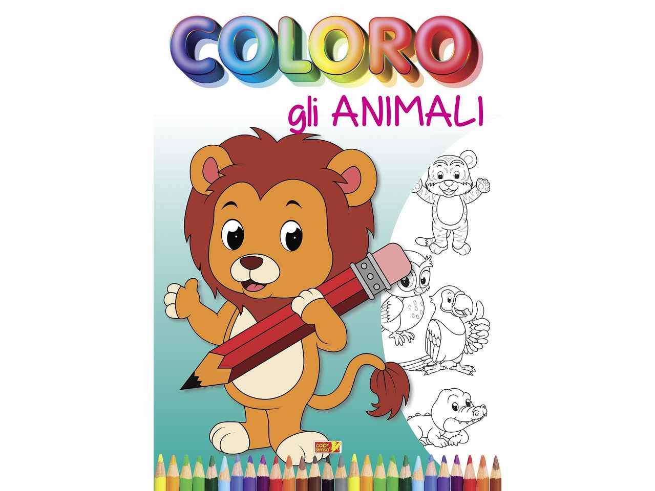 Libro da colorare oro