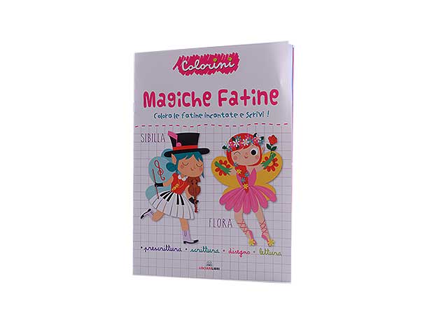 Libro prescrittura magiche fatine