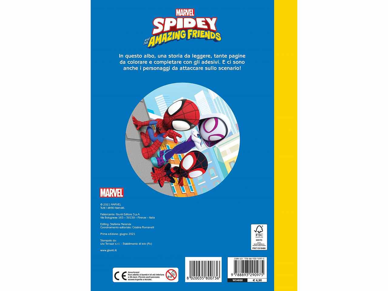 libro spidey staccattaccacolora