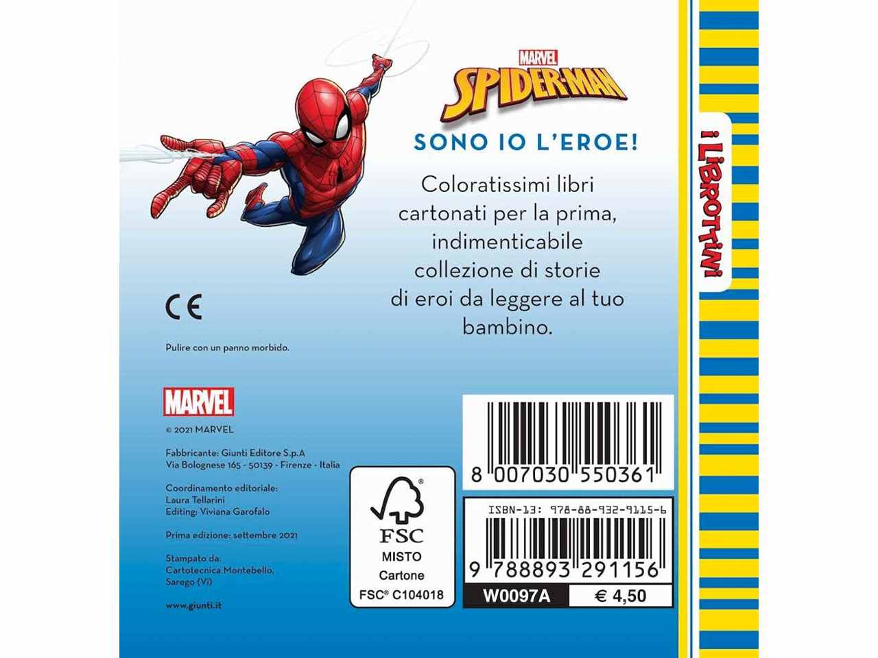 Libro librottini spiderman
