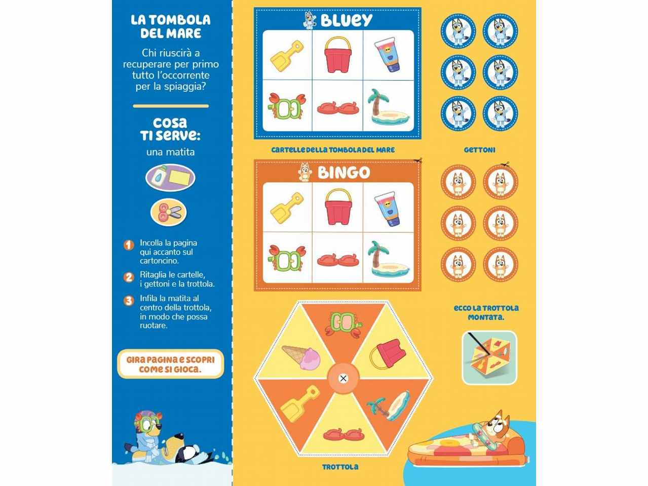 Libro bluey giochiamo insieme!