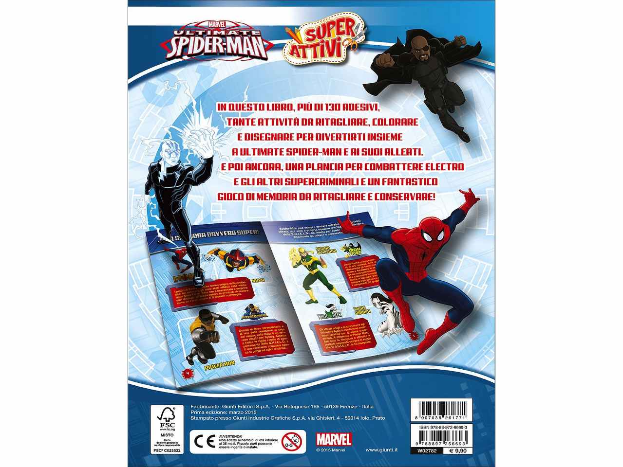 Libro spiderman superattivi