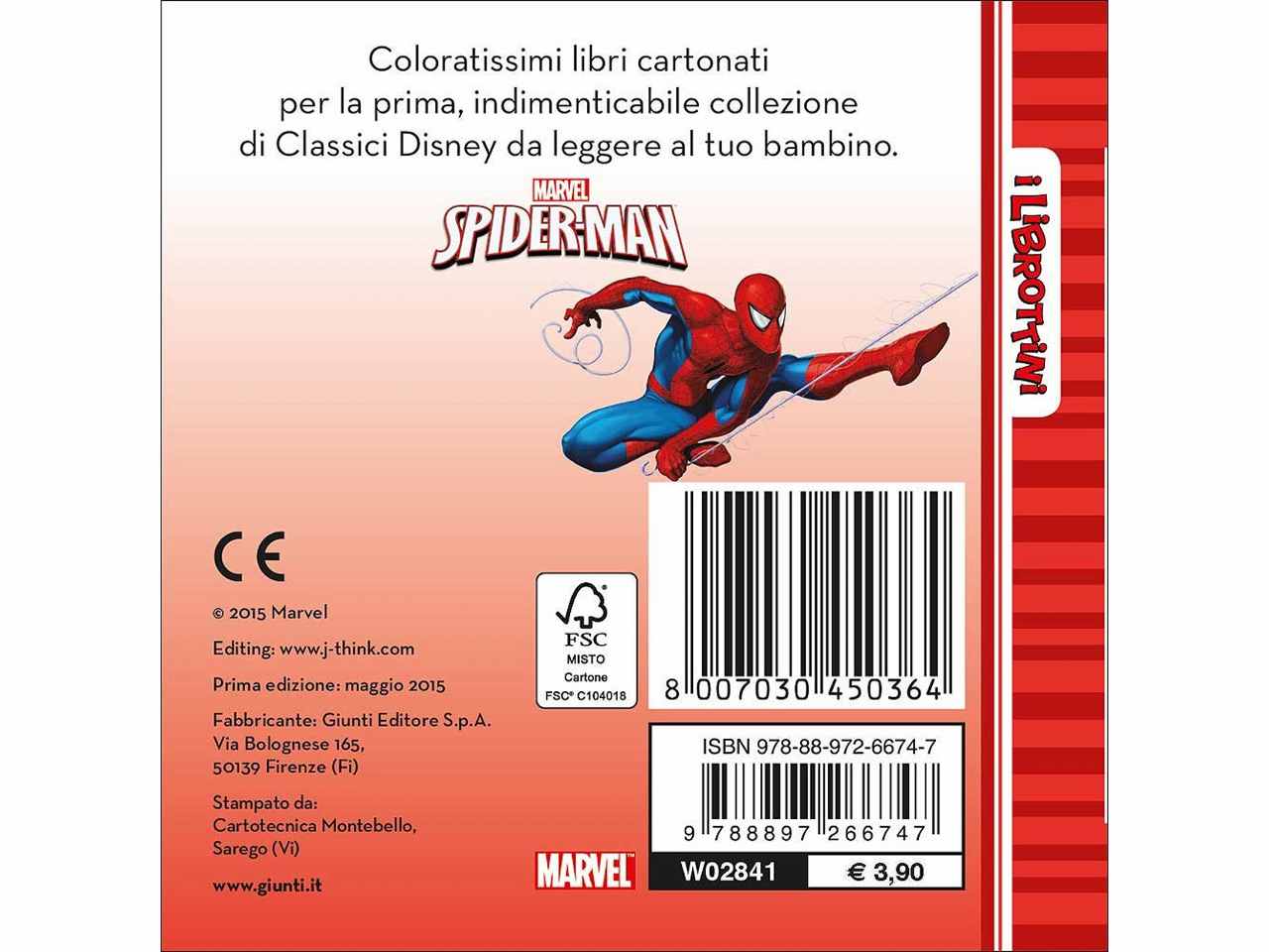 Libro librottini spiderman