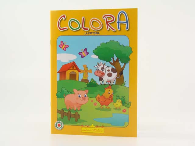 Libro colora la fattoria