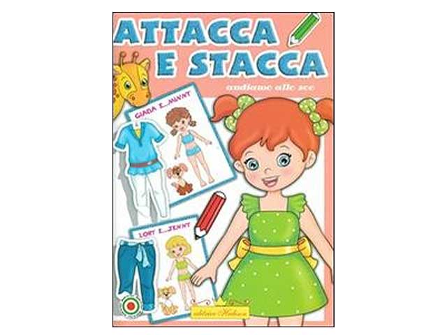libro stacca andiamo allo zoo