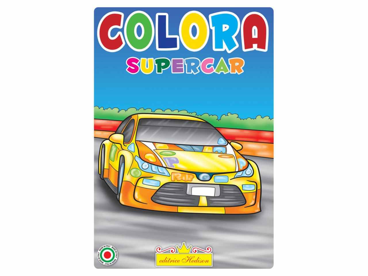 Libro colora super car