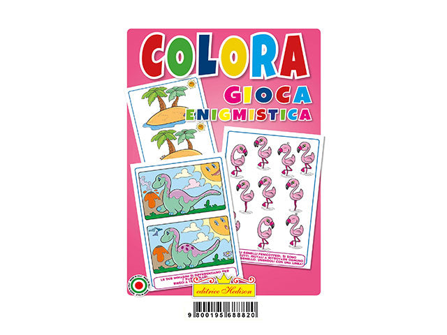 Libro colora abc nuova versione scrittura e giochi