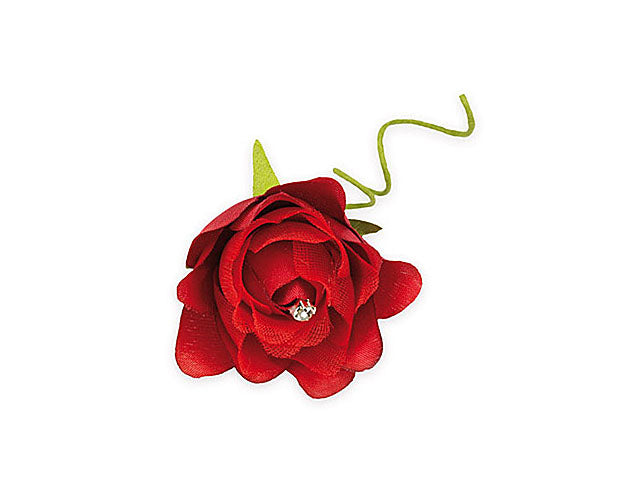 Rosellina taffeta' rosso 6 pezzi fb4828-10