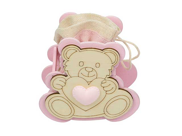 l.orsetto scatola rosa a2589-03