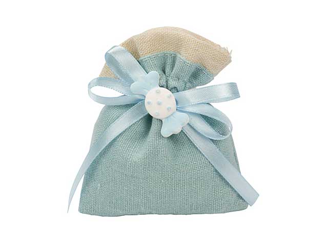 sacchetto cotone celeste a2612-04