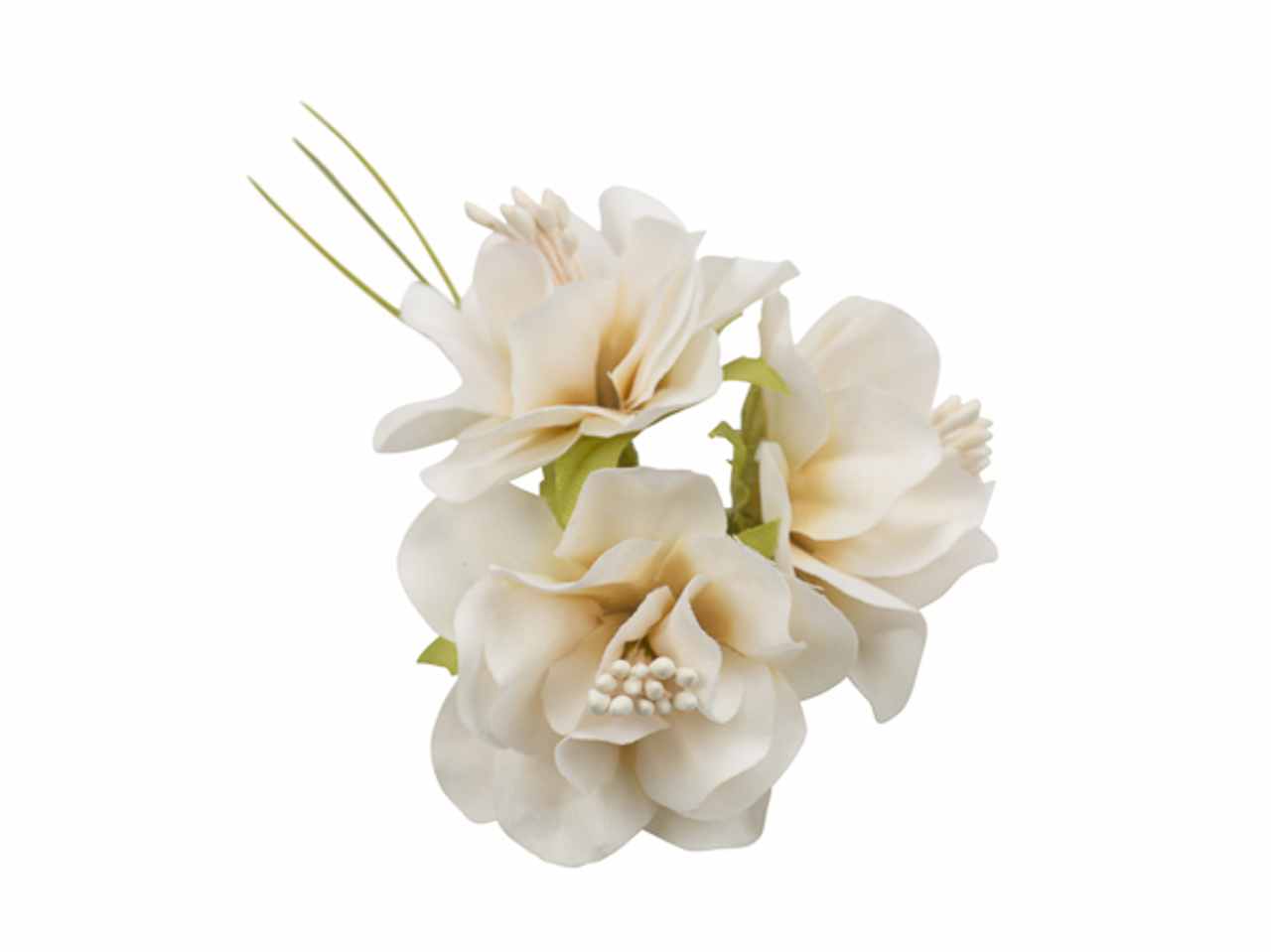Fiore c/pistilli beige 36pz. fb199-23