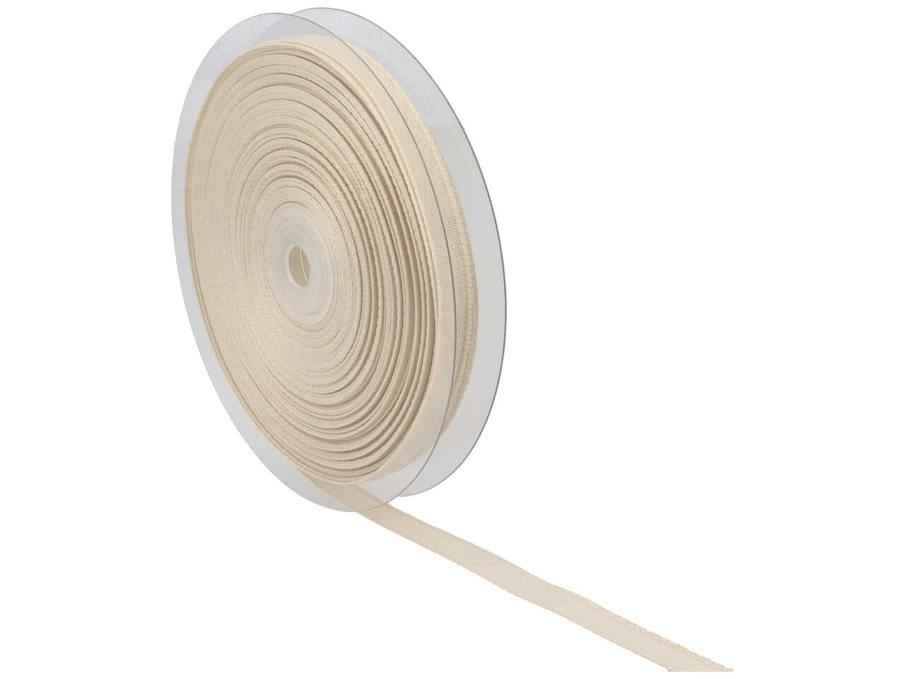 Nastro cotone chiffon mm10x50mtecru' ncc10-sr173