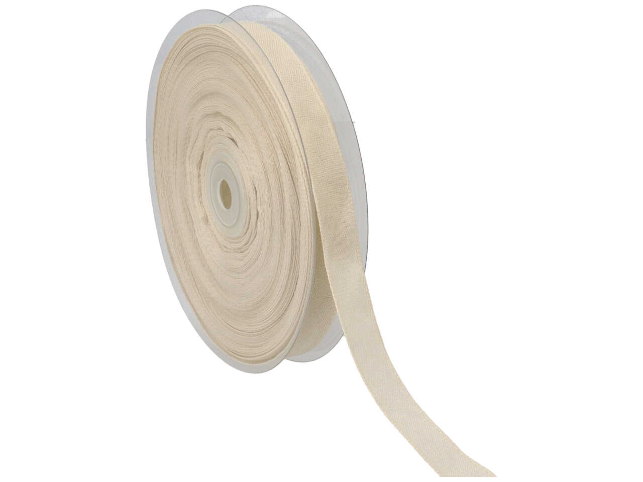 Nastro cotone chiffon mm15x50mtecru' ncc10-sr173
