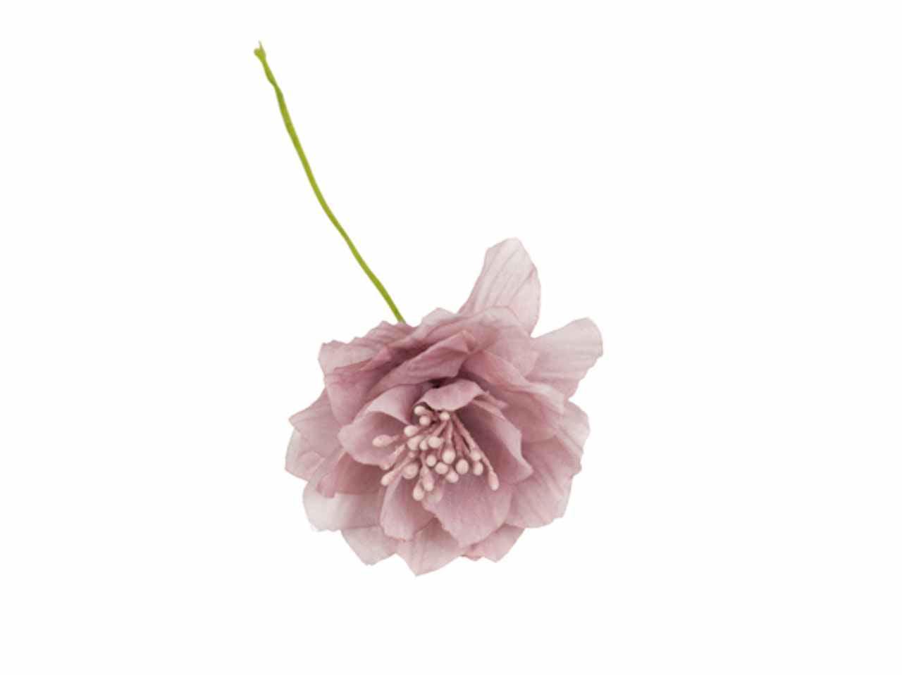 Fiore di dalia con pistilli colore rosa antico 36 pezzi