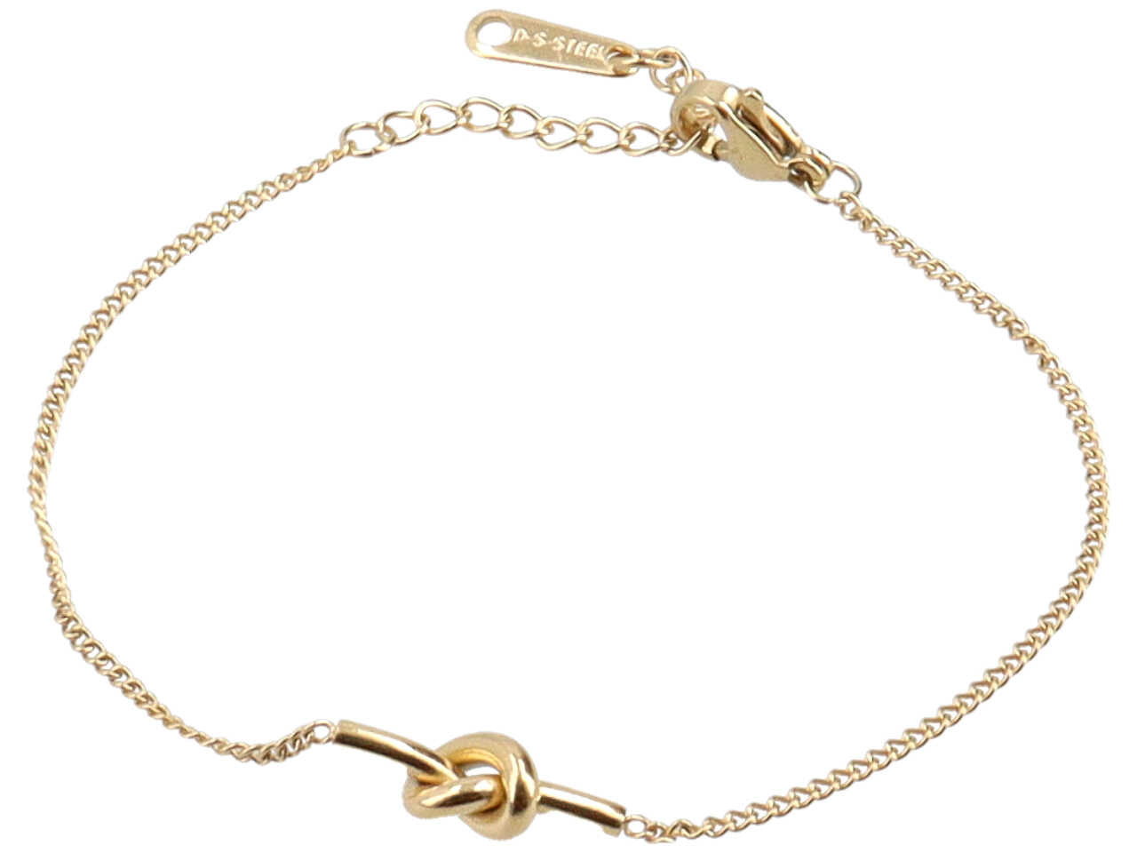 Bracciale catenina oro c/nodo centrale