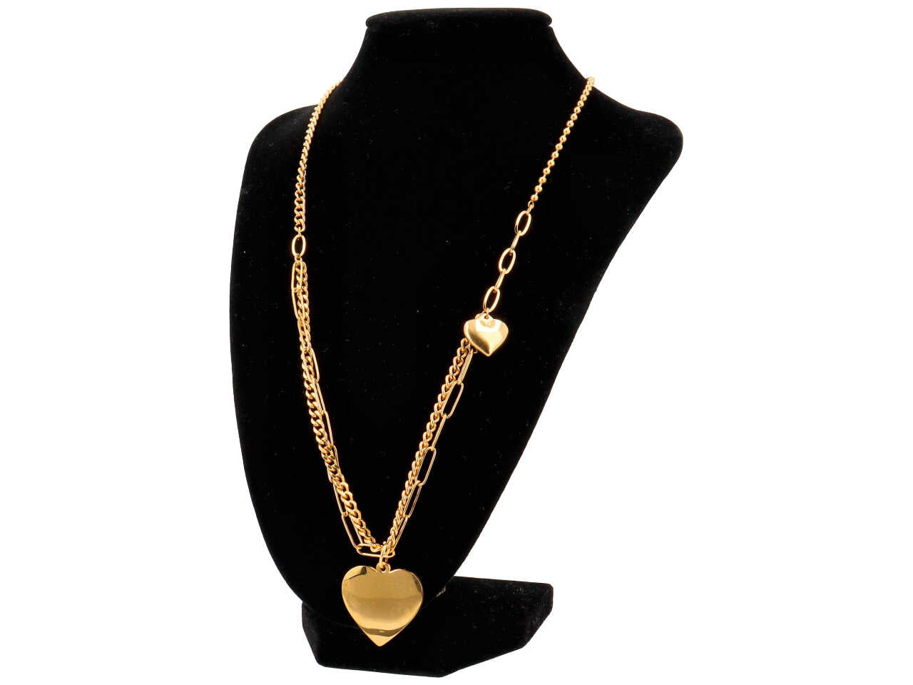Collana catena cuore oro