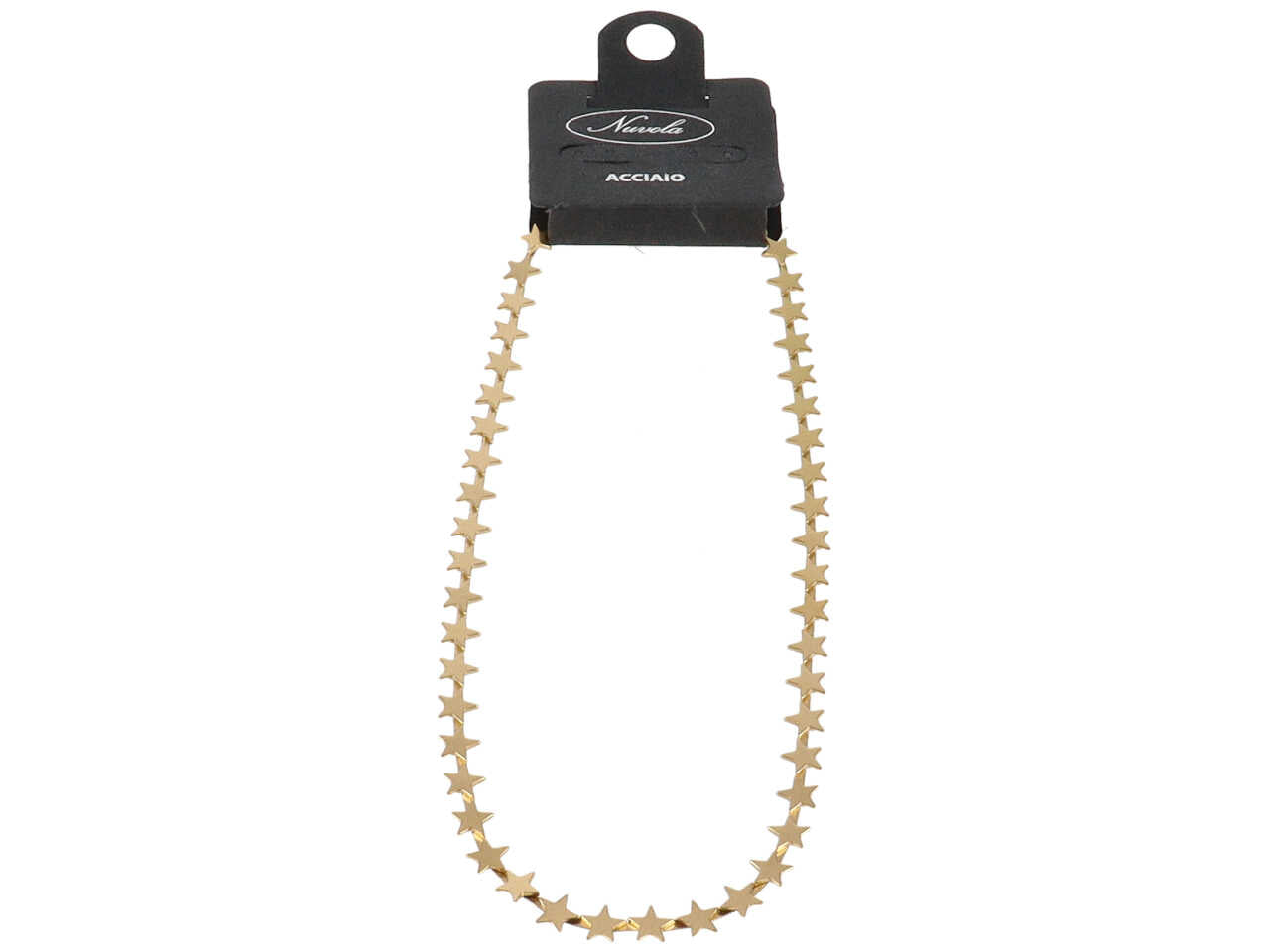 Collana 46 stelle unite oro