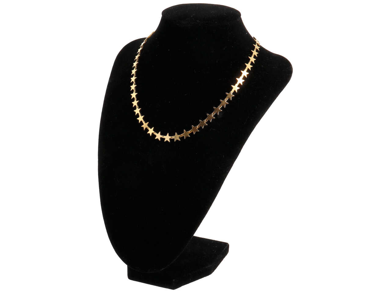 Collana 46 stelle unite oro