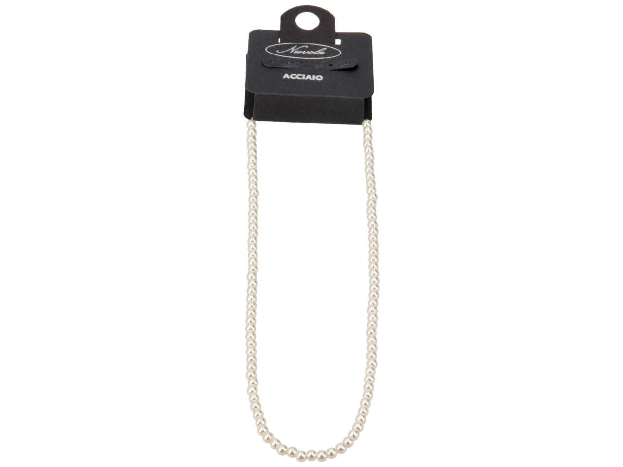 collana con perle piccole 4mm colore oro