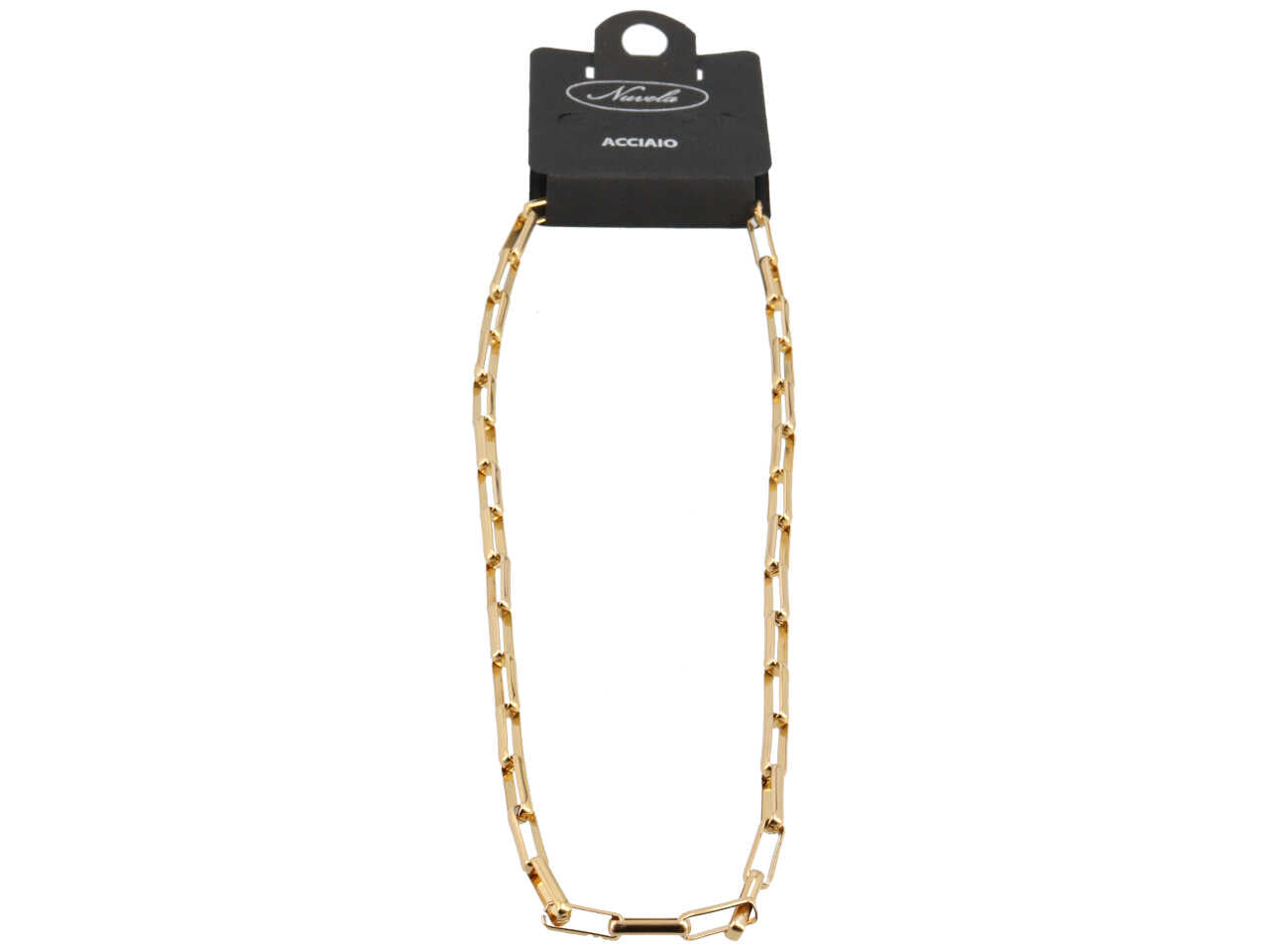 Collana catena media oro