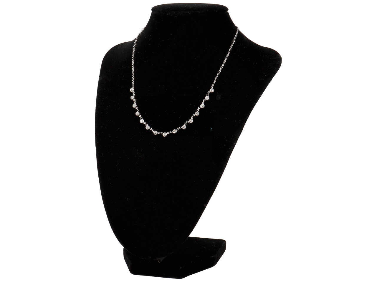 Collana con zirconi piccoli multicolor